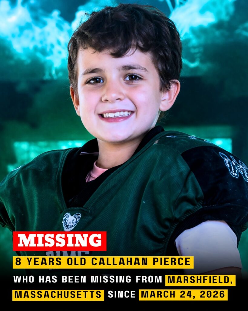 Callahan Pierce Marshfield, MA Missing: Marshfield Police searching for Missing 8-year-old Boy, Last Seen Near 236 Moraine St. Around 7 p.m