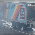 Accident ; Aldi Truck Fire Closes Eastbound I-74 Near Peoria